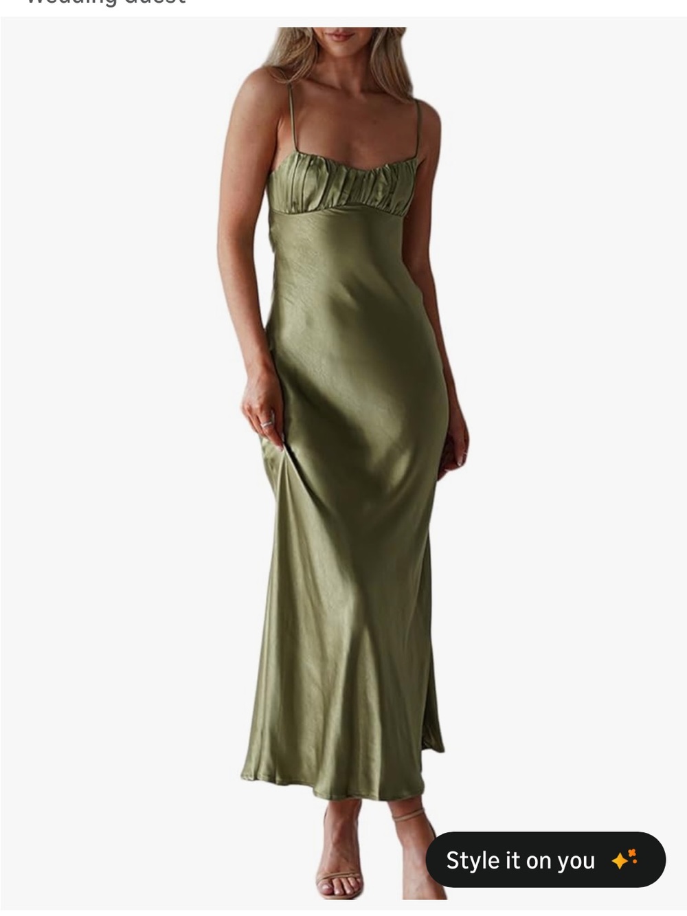 Satin Spaghetti Strap Backless Ruched Twist Cocktail Dresses for Women Silk